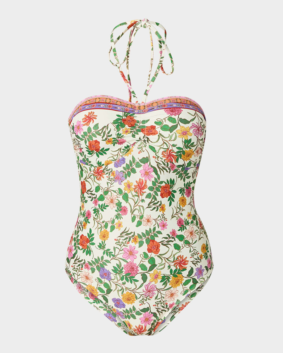 Cinched One-Piece Swimsuit